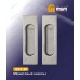 Ручка для раздвижных дверей (шкаф-купе) SS1-M Матовый никель (SN)