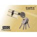 Цилиндровый механизм DAMX Простой ключ-ключ N60 мм Полированная латунь (PB)