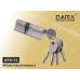 Цилиндровый механизм DAMX Простой ключ-ключ N55/35 мм Матовый никель (SN)