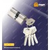 Цилиндровый механизм Простой ключ-ключ N34/28 мм Матовый никель (SN)