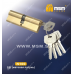 Цилиндровый механизм MSM N100 мм Матовая латунь (SB), латунь Простой ключ-ключ