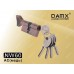 Цилиндровый механизм DAMX Простой ключ-вертушка NW60 мм Медь (AC)