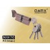Цилиндровый механизм DAMX Простой ключ-вертушка NW70 мм Медь (AC)