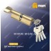 Цилиндровый механизм, латунь Простой ключ-вертушка NW100 мм Матовая латунь (SB)