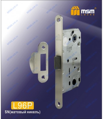 Дверной замок MSM L96P Матовый никель (SN)