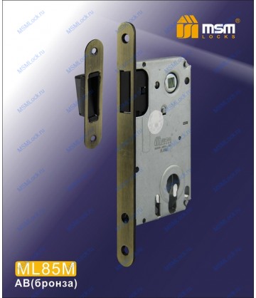 Дверной замок MSM ML85M Бронза (AB)