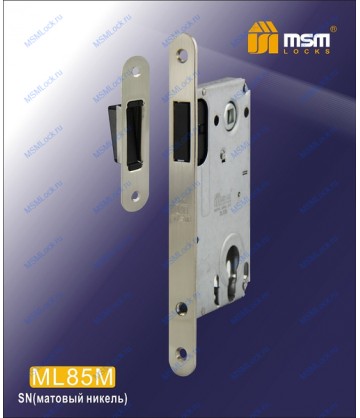Дверной замок MSM ML85M Матовый никель (SN)