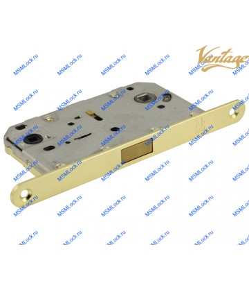 Дверной замок Vantage MC96 SB матовое золото (магнитная, под фиксатор)