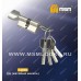 Цилиндровый механизм MSM CW60 мм Матовый никель (SN), латунь Перфорированный ключ-вертушка