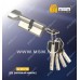 Цилиндровый механизм MSM CW70 мм Матовый никель (SN), латунь Перфорированный ключ-вертушка