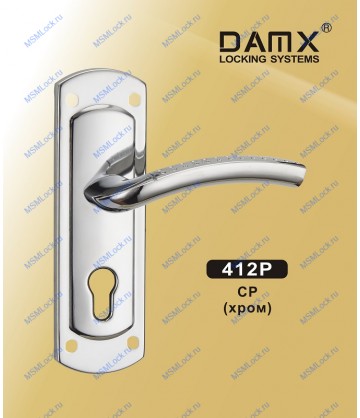 Ручка на планке MSM DAMX 412P Хром (CP)