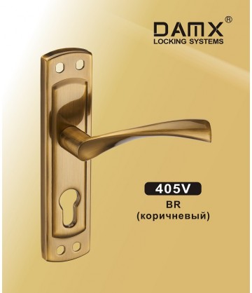 Ручка на планке MSM DAMX 405V Коричневый (BR)
