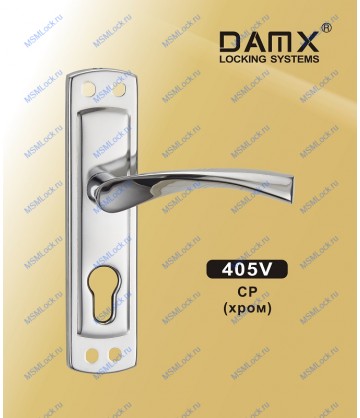 Ручка на планке MSM DAMX 405V Хром (CP)