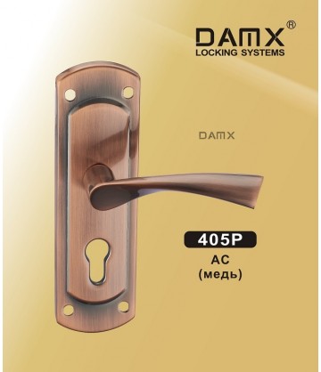 Ручка на планке MSM DAMX 405P Медь (AC)