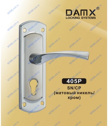 Ручка на планке MSM DAMX 405P Матовый никель (SN)