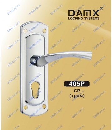 Ручка на планке MSM DAMX 405P Хром (CP)