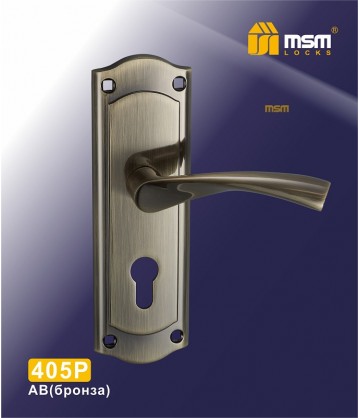 Ручка на планке MSM 405P Бронза (AB)
