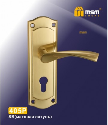 Ручка на планке MSM 405P матовое золото sb