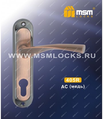 Ручка на планке MSM 405 R Медь (AC)