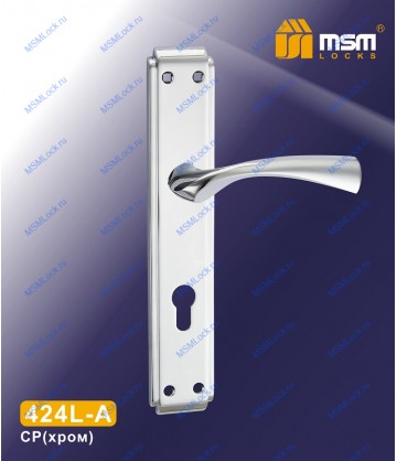Ручка на планке MSM 424L-A Хром (CP)
