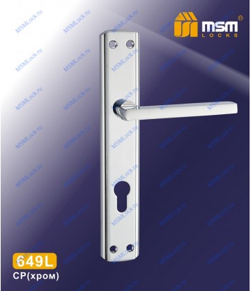 Ручка на планке MSM 649L Хром (CP)
