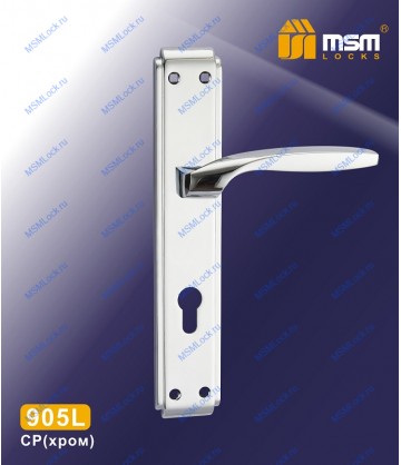 Ручка на планке MSM 905L Хром (CP)