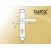Ручка на планке MSM DAMX 650 L Матовая латунь / Полированная латунь (SB/PB)