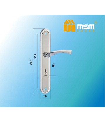Ручки на планке MSM 405-85K L левая матовый никель