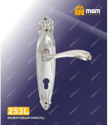 Ручка на планке MSM 253 L Матовый никель (SN)
