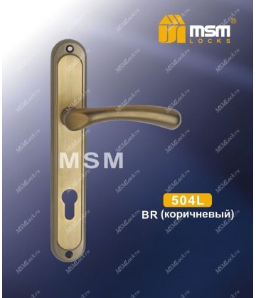 Ручка на планке MSM 504 L Матовый коричневый (MBR)
