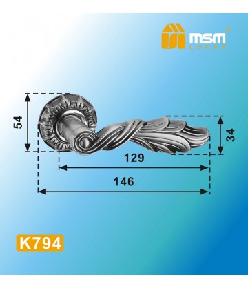 Ручки MSM K794 матовая бронза mab