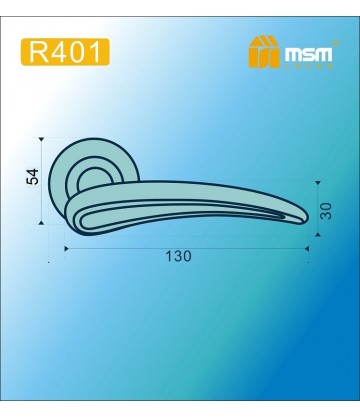 Ручки MSM R401 Матовая латунь / Хром (SB/CP)