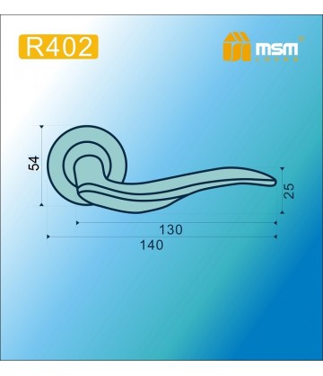 Ручки MSM R402 Матовая латунь (SB)