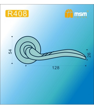 Ручки MSM R408 Матовый никель (SN)