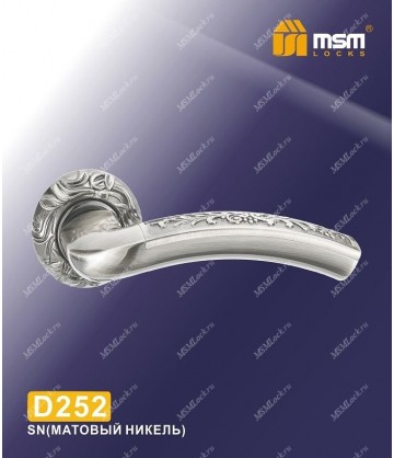 Ручка MSM на розетке D252 Матовый никель (SN)