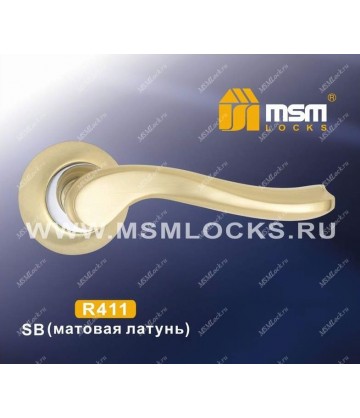 Ручки MSM R411 Матовая латунь (SB)