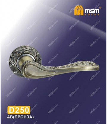 Ручка MSM на розетке D250 Бронза (AB)