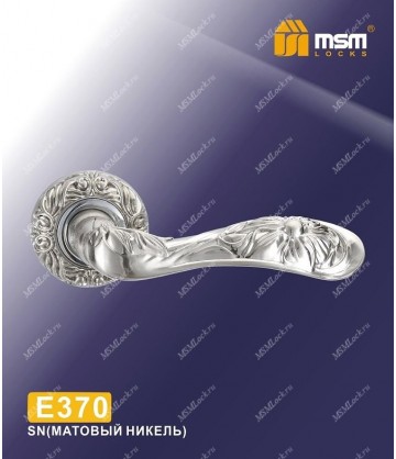 Ручка MSM на розетке E370 Матовый никель (SN)