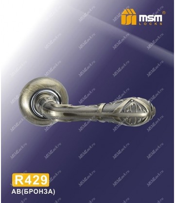 Ручка MSM на розетке R429 Бронза (AB)