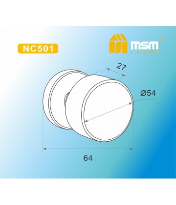 Ручки MSM NC501 Полированная латунь (PB)