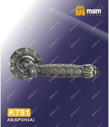 Ручка MSM на розетке K791 Бронза (AB)