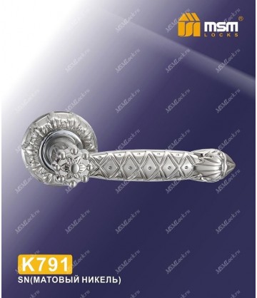 Ручка MSM на розетке K791 Матовый никель (SN)