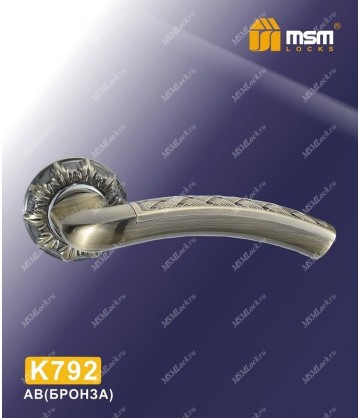 Ручка MSM на розетке K792 Бронза (AB)