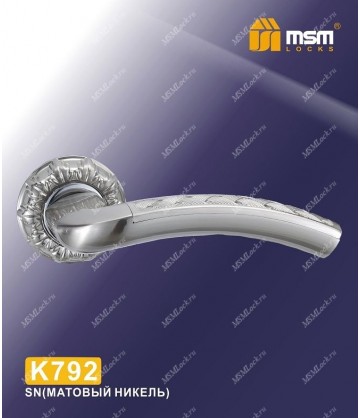 Ручка MSM на розетке K792 Матовый никель (SN)