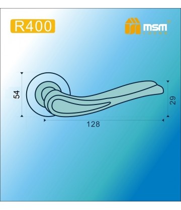 Ручки MSM R400 Полированная латунь / Хром (PB/CP)