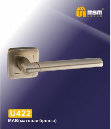 Ручка MSM U422 матовыя бронза MAB