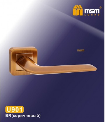 Ручка на розетке MSM U901 Коричневый (BR)
