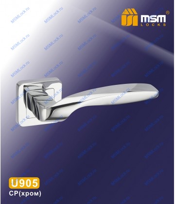 Ручка на розетке MSM U905 Хром (CP)