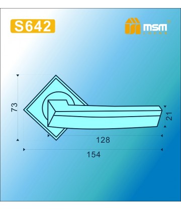 Ручки MSM S642 Матовая латунь1 / Полированная латунь1 (SB1/PB1)