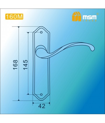 Ручка на планке MSM 160 M Матовый никель (SN)